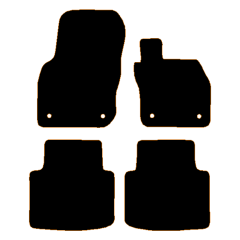 Volkswagen Passat 2023 - Current (4 Pieces 4 Clips) Car Mats