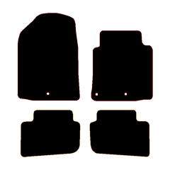 Hyundai Ioniq Hybrid 2020 - Current (4 Pieces 3 Clips) Car Mats