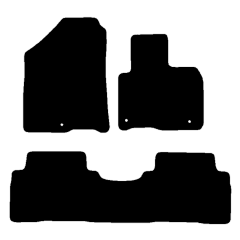 Kia Sorento 2015 - 2020 (3 Pieces 2 Clips) Car Mats