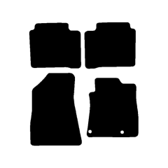 Kia Niro HEV 2022 - Current (4 Pieces 2 Clips) Car Mats