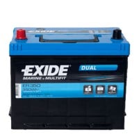 ER350 EXIDE LEISURE/MARINE BATTERY 677 80AH 510 CCA L270 X W173 X H222
