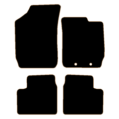 Dacia Spring 2024 - Current (4 Pieces 2 Clips) Car Mats