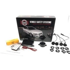Park Safe 4pc Angled Mount Parking Sensor Kit (Rear) - Matt Black