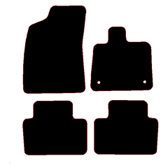 Volvo EX30 2024 - Current (4 Pieces 2 Clips) Car Mats