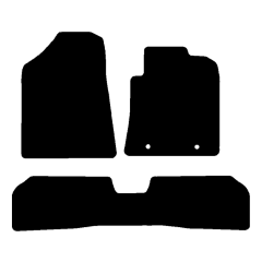 Hyundai Kona SX2 Electric 2024 - Current (3 Pieces 2 Clips) Car Mats