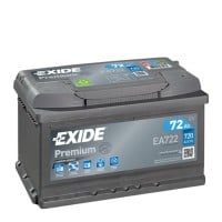 EA722 EXIDE PREM BATTERY 100 72AH 720CCA L278 X W175 X H175 0/1 B13