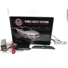 ParkSafe 4 Sensor Rear Kit With LED Display- Silver
