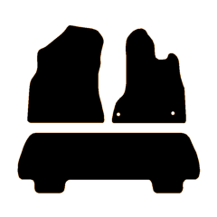 Citroen Berlingo Multispace XTR Models 2008 - 2018 (3 Pieces 2 Clips) Car Mats