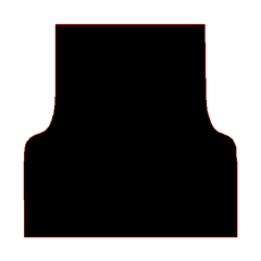 Nissan Navara Double Cab (with plastic liner fitted) 2005 - 2016 (1 Pieces 0 Clips) Car Mats