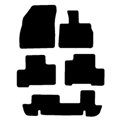 Chery Tiggo 8 2025 - Current (5 Pieces 2 Clips) Car Mats