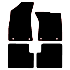 MG ZS 2022 - 2024 (4 Pieces 4 Clips) Car Mats