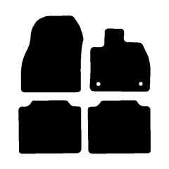 Toyota Bz4x 2022 - Current (4 Pieces 2 Clips) Car Mats