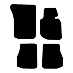 BMW 3 Series E36 Convertible 1993 - 1999 (4 Pieces 0 Clips) Car Mats