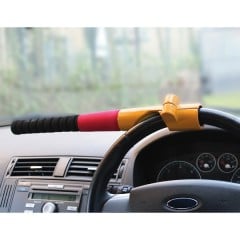 Streetwize Baseball Bat Steering Wheel Lock - Yellow