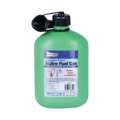 Streetwize 5L Plastic Green Fuel Can (Unleaded)