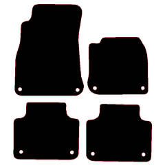Porsche Cayenne E3 2018 - Current (4 Pieces 8 Clips) Car Mats