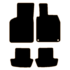 Porsche 911 992 2022 - Current (4 Pieces 2 Clips) Car Mats