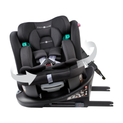 Cozy N Safe Vesta i-Size 360° Rotation Group 0+/1/2/3 Child Car Seat - Jet