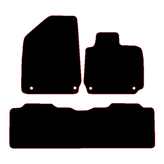Hyundai IONIQ 6 2022 - Current (3 Pieces 4 Clips) Car Mats