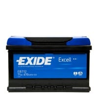 A1 EB712 EXIDE EXCEL BATTERY 100 71AH 670CCA L278XW175XH175 0/1 B13
