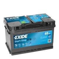 EL652 EXIDE EFB BATTERY 100 65AH 650CCA L278 X W175 X H175 0/1 B13