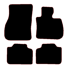 BMW X1 U11 2022 - Current (4 Pieces 4 Clips) Car Mats