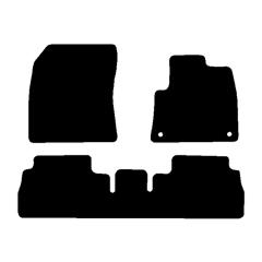 Citroen Berlingo 2018 - Current (3 Pieces 2 Clips) Car Mats