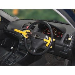Streetwize Double Hook Steering Wheel Lock - Yellow