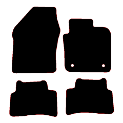 Toyota C-HR Hybrid 2023 - Current (4 Pieces 2 Clips) Car Mats