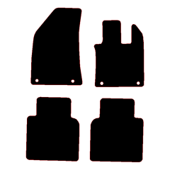 MG HS Manual 2024 - Current (4 Pieces 4 Clips) Car Mats