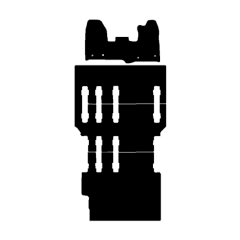 Ford Tourneo Custom Long wheel Base Manual 2016 - 2018 (3 Pieces 4 Clips) Car Mats