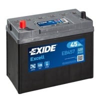 EB457 EXIDE EXCEL BATTERY 155 45AH 330CCA L237 X W128 X H225 1/3