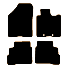 Suzuki Swift Mild Hybrid 2024 - Current (4 Pieces 2 Clips) Car Mats