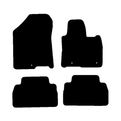 Hyundai Santa Fe 2018 - 2024 (4 Pieces 3 Clips) Car Mats