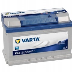 VARTA BLUE BATTERY 100 72AH 680CCA L278 X W175 X H175 0/1 B13