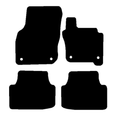 Volkswagen Golf Mark 8 Estate 2020 - Current (4 Pieces 4 Clips) Car Mats