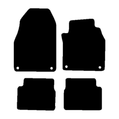 Saab 93 2002 - 2015 (4 Pieces 4 Clips) Car Mats