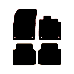 Volkswagen ID.5 Coupe 2022 - Current (4 Pieces 4 Clips) Car Mats