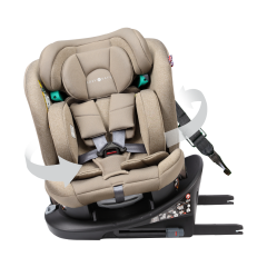 Cozy N Safe Vesta i-Size 360° Rotation Group 0+/1/2/3 Child Car Seat - Ecru