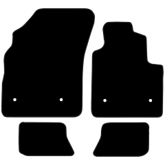 Bentley Continental GT 2003 - 2010 (4 Pieces 4 Clips) Car Mats
