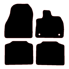 Lexus RZ Electric 2023 - Current (4 Pieces 2 Clips) Car Mats