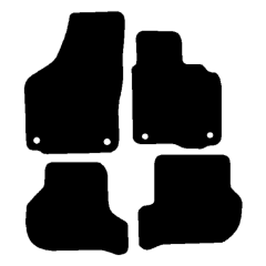 Skoda Octavia Scout 2007 - 2012 (4 Pieces 4 Clips) Car Mats