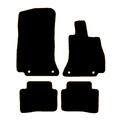 Mercedes C-Class W206 2021 - 2025 (4 Pieces 4 Clips) Car Mats