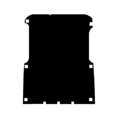 Vauxhall Combo Rear Floor 2001 - 2011 (1 Piece 0 Clips) Car Mats