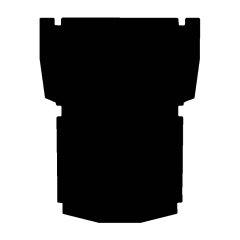 Vauxhall Astra Van Rear Floor 2006 - 2012 (2 Piece 0 Clips) Car Mats