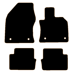 Lexus UX 300e EV 2019 - Current (4 Pieces 4 Clips) Car Mats
