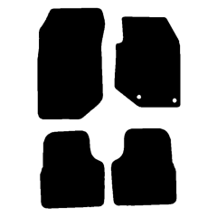 Citroen C4 X 2023 - Current (4 Pieces 2 Clips) Car Mats