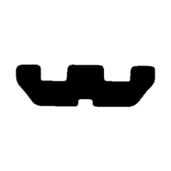 Land Rover Discovery 4 (7 Seater Rear Mat Only) (1 Piece 0 Clips) Car Mats