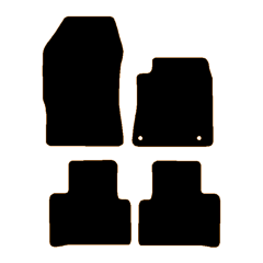 Peugeot 408 2019 - Current (4 Pieces 2 Clips) Car Mats