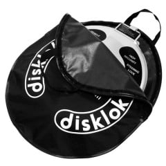 Disklok Universal black storage case with Silver branding